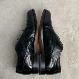 Stafford Executive Black Leather Wingtip Lace Up Oxfords Shoes Men\'s 9.5 D Stafford | Shoes | Stafford Executive Mens Black Leather  main image 3